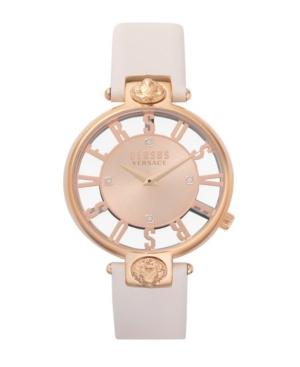 Versus Women's Kristenhof Beige Leather Strap Watch 34mm