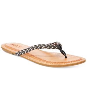 Roxy Aden Braided Flip-flops Women's Shoes