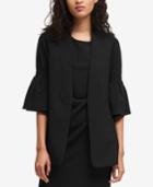 Dkny Structured Pleated-back Vest, Created For Macy's