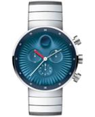 Movado Men's Swiss Chronograph Edge Stainless Steel Bracelet Watch 42mm 3680010