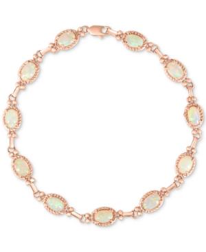 Opal Link Bracelet (3 Ct. T.w.) In 14k Rose Gold