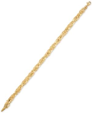 Curvy Link Bracelet In 10k Gold