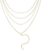 Thalia Sodi Gold-tone Multi-layer Choker Lariat Necklace, 16+ 3 Extender, Created For Macy's