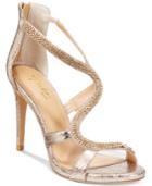 Thalia Sodi Nieva Snake-print Detail High-heel Sandals, Only At Macy's Women's Shoes