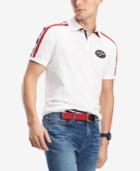 Tommy Hilfiger Men's Montoya Waffle-knit Sleeve-stripe Polo