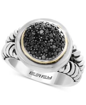 Balissima By Effy Diamond Cluster Ring (1/3 Ct. T.w.) In Sterling Silver & 18k Gold