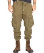 Denim & Supply Ralph Lauren Solid Cotton Jogger Cargo Pants