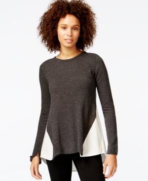 Rachel Rachel Roy High-low Contrast Sweater