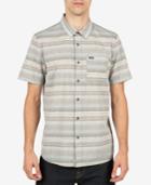 Volcom Men's Clockwork Stripe Cotton Pocket Shirt