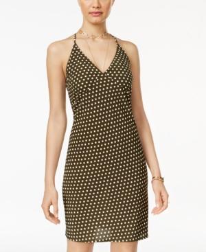 Teeze Me Juniors' Strappy-back Slip Dress