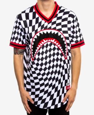 Hudson Nyc Men's Check Graphic-print T-shirt