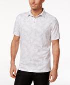 Tasso Elba Men's Leaf And Dot Print Polo, Only At Macy's