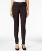 Style & Co. Curvy-fit Menahan Plaid Skinny Jeans, Only At Macy's
