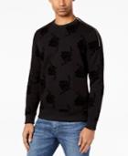 Guess Men's Flocked Sweater