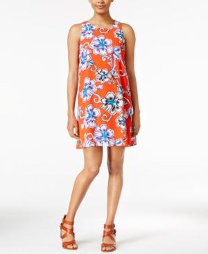 Maison Jules Printed Sleeveless Shift Dress, Only At Macy's
