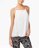 Bar Iii Lace-trim Racerback Tank Top, Only At Macy's