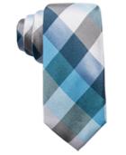 Ryan Seacrest Distinction Men's Weho Check Slim Silk Tie, Created For Macy's