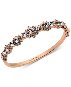 Givenchy Crystal Flower Bangle Bracelet