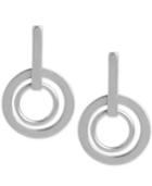 Kenneth Cole New York Silver-tone Multi-ring Drop Earrings