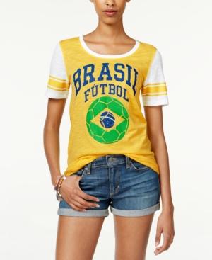 Freeze 24-7 Juniors' Brasil Graphic T-shirt
