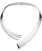 Calvin Klein Beyond Silver-tone Stainless Steel Hinged Choker Necklace Kj3umj000100