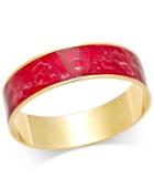 Erwin Pearl Atelier For Charter Club Gold-tone Enamel Swirl Cuff Bracelet, Only At Macy's