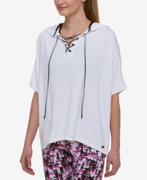 Tommy Hilfiger Sport Lace-up Top, Only At Macy's