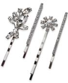 I.n.c. Silver-tone 4-pc. Crystal Bobby Pin