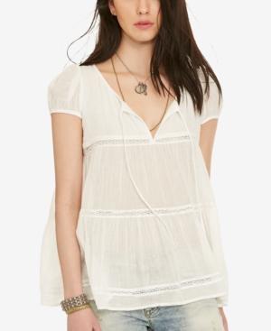 Denim & Supply Ralph Lauren Keyhole Blouse