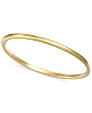 Polished Thin Band In 10k Gold