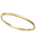 Polished Thin Band In 10k Gold