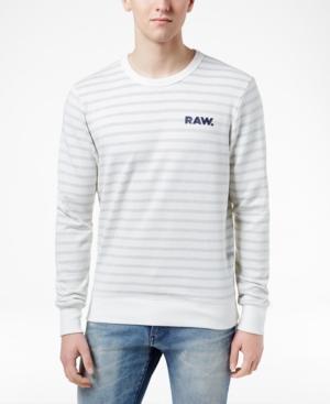 G-star Raw Men's Logo Striped Sweatshirt