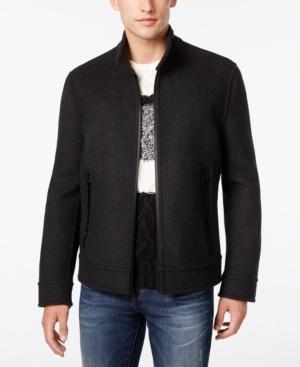 Andrew Marc Men's Trail Wool Double-faced Bomber Jacket