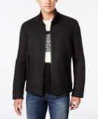 Andrew Marc Men's Trail Wool Double-faced Bomber Jacket