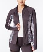 Jessica Simpson The Warm Up Juniors' Mesh-inset Track Jacket