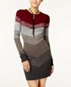 Bcx Juniors' Chevron Colorblocked Sweater Dress