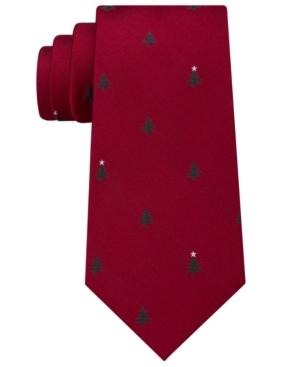 Tommy Hilfiger Men's Conversational Tree Silk Tie