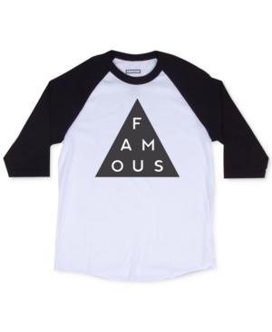 Famous Stars And Straps Men's Black Mass Graphic-print T-shirt