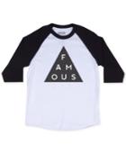 Famous Stars And Straps Men's Black Mass Graphic-print T-shirt