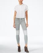 Hudson Jeans Suzzi Patched Skinny Jeans
