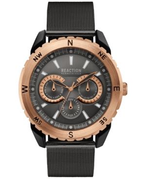 Kenneth Cole Reaction Men's Brown Stainless Steel Mesh Bracelet Watch 49mm 10030938