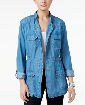 Style & Co. Roll-tab Utility Jacket, Only At Macy's