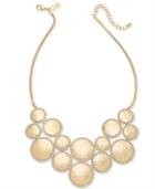 I.n.c. Gold-tone Pave & Circle Statement Necklace, 18 + 3 Extender, Created For Macy's