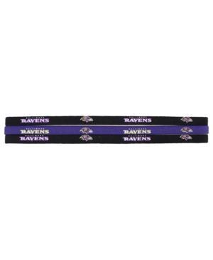 Little Earth Baltimore Ravens 3-pack Elastic Headbands