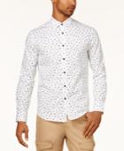 Sean John Men's Partial-letters Print Shirt, Created For Macy's