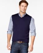 Cutter & Buck Men's Big And Tall Douglas V-neck Sweater Vest