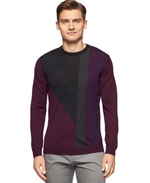 Calvin Klein Geometric Colorblocked Sweater