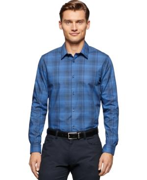 Calvin Klein Cool Tech Plaid Dobby Shirt
