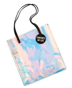 Macy's Beauty Collection Holographic Tote