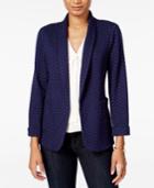 Maison Jules Printed Sweater Blazer, Only At Macy's